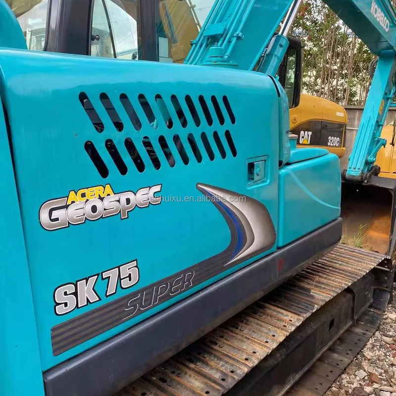 7.5 tấn Nhật Bản sử dụng Kobelco Excavator cũ Kobelco 75 Excavator