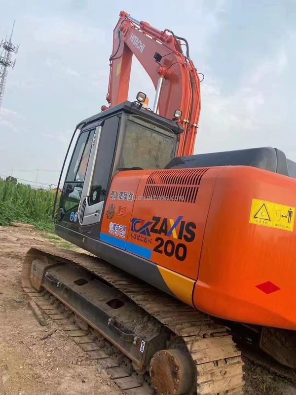 Hitachi trong kho Hitachi ZX200-3 tay hai máy đào thủy lực crawler Tình trạng tốt / Máy đào cũ Hitachi ZX200-3 Giá rẻ