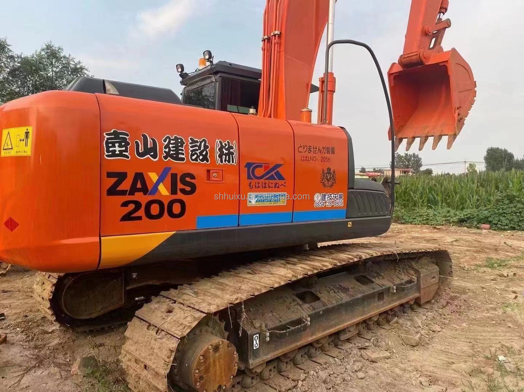 Hitachi trong kho Hitachi ZX200-3 tay hai máy đào thủy lực crawler Tình trạng tốt / Máy đào cũ Hitachi ZX200-3 Giá rẻ