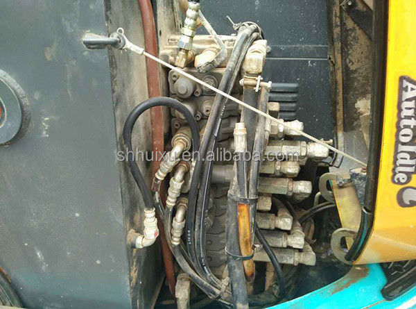 Nhật Bản chất lượng sử dụng excavator Kubota 155 nhỏ 5,5 tấn mini tay hai crawler excavator với lưỡi dao và dây ngắt