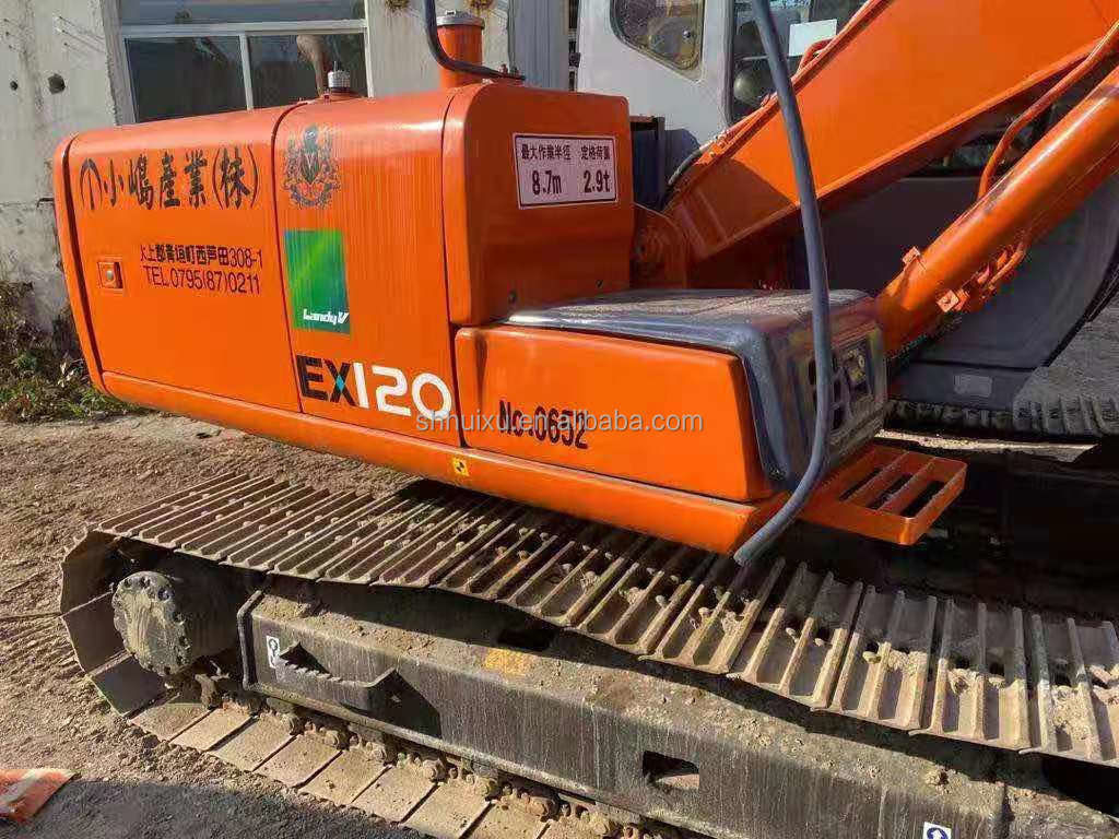Hitachi trong kho bán chạy nhất Hitachi EX120 tay thứ hai Máy đào crawler thủy lực / Máy đào cũ Hitachi EX120 Giá rẻ