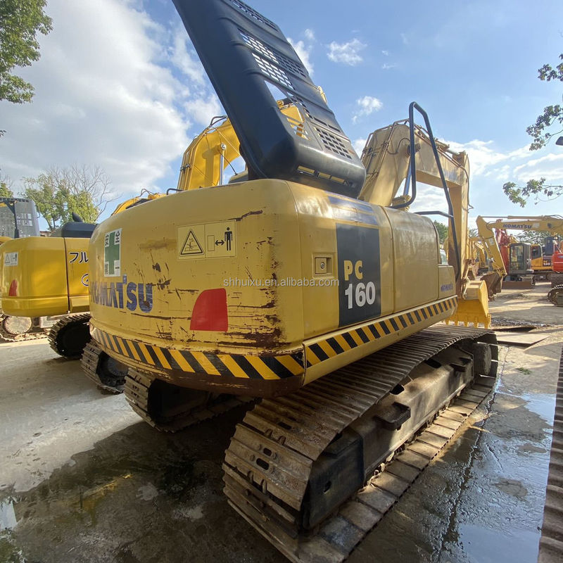 Komatsu 16 tấn nguyên bản tốt nhất sử dụng Nhật Bản komatsu PC160 máy đào bò bò Komatsu Excavator