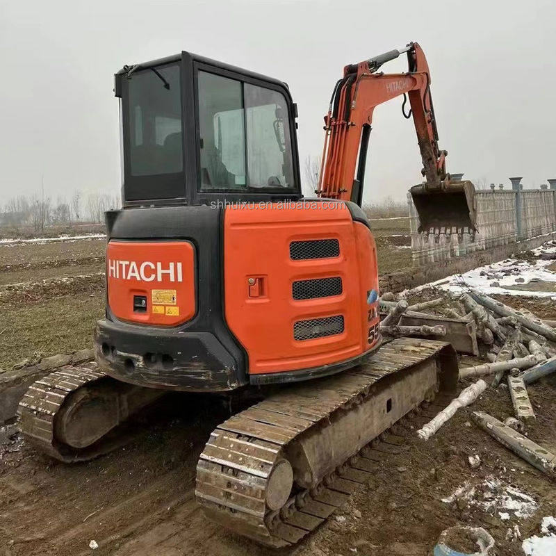 Hitachi bán nóng Máy đào mini cũ Hitachi ZX55U Giá rẻ / Chất lượng tốt Hitachi ZX55U Máy đào crawler thủy lực tay thứ hai