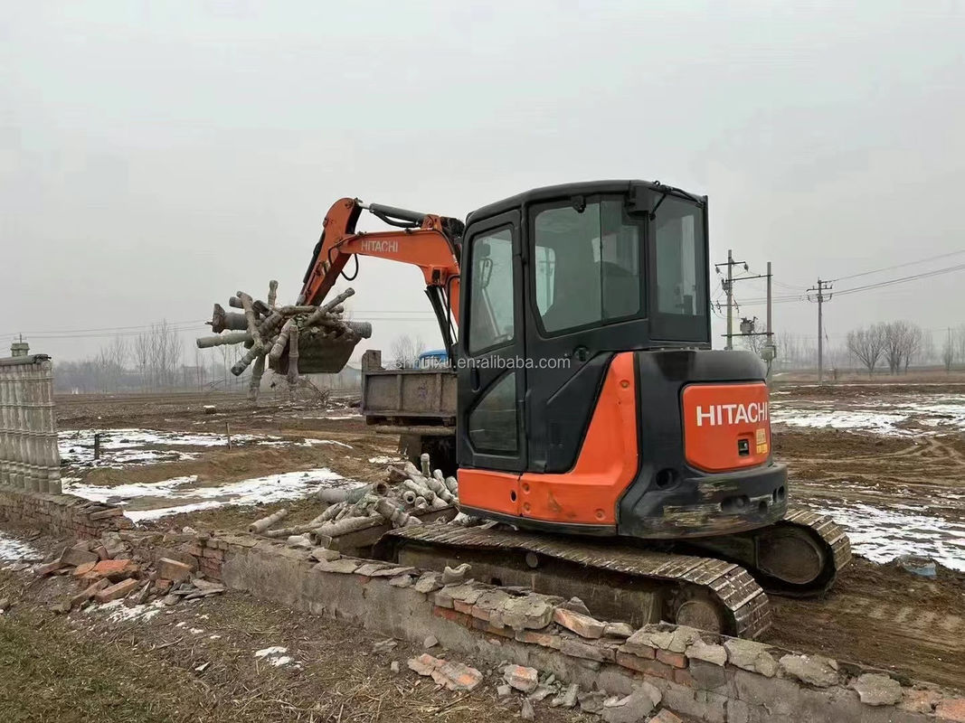 Hitachi bán nóng Máy đào mini cũ Hitachi ZX55U Giá rẻ / Chất lượng tốt Hitachi ZX55U Máy đào crawler thủy lực tay thứ hai