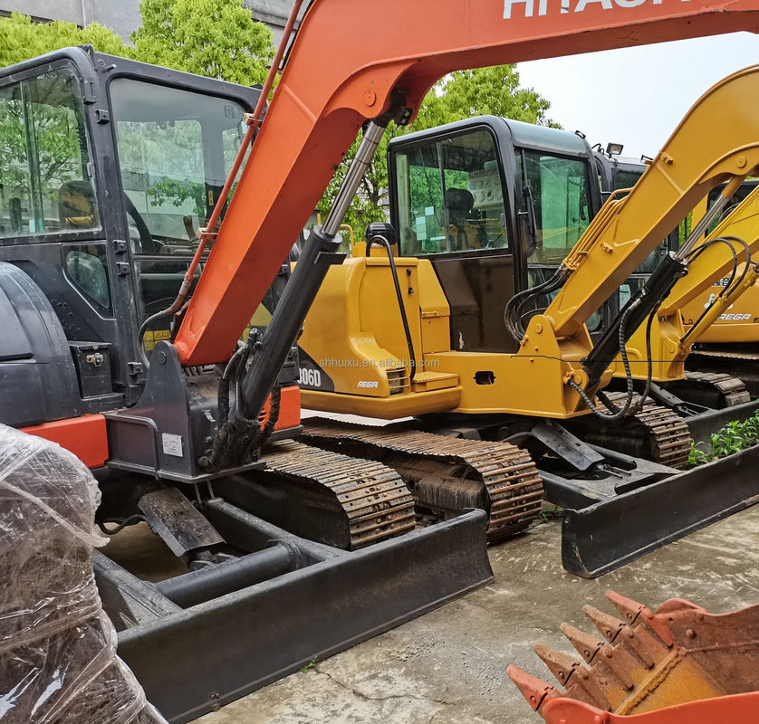 Hitachi trong kho Chất lượng tuyệt vời Hitachi ZX55U Máy đào crawler thủy lực tay thứ hai / Máy đào mini cũ Hitachi ZX55U Giá rẻ