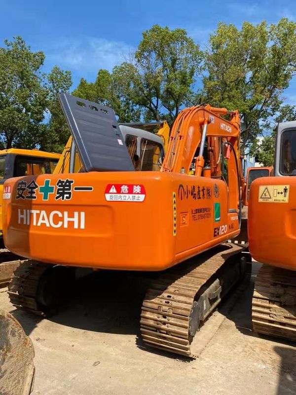 Máy đào bán chạy nhất HITACHI ex120 Máy đào thủy lực crawler tay hai chất lượng tốt / Máy đào cũ HITACHI ex120 bán nóng