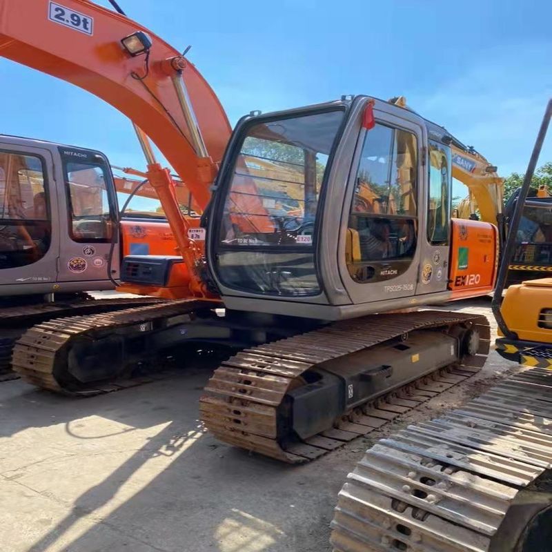 Máy đào bán chạy nhất HITACHI ex120 Máy đào thủy lực crawler tay hai chất lượng tốt / Máy đào cũ HITACHI ex120 bán nóng