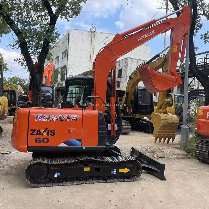 Máy đào bán chạy nhất HITACHI 60 Máy đào thủy lực sử dụng cũ Chất lượng tốt / Máy đào cũ HITACHI 60 bán nóng