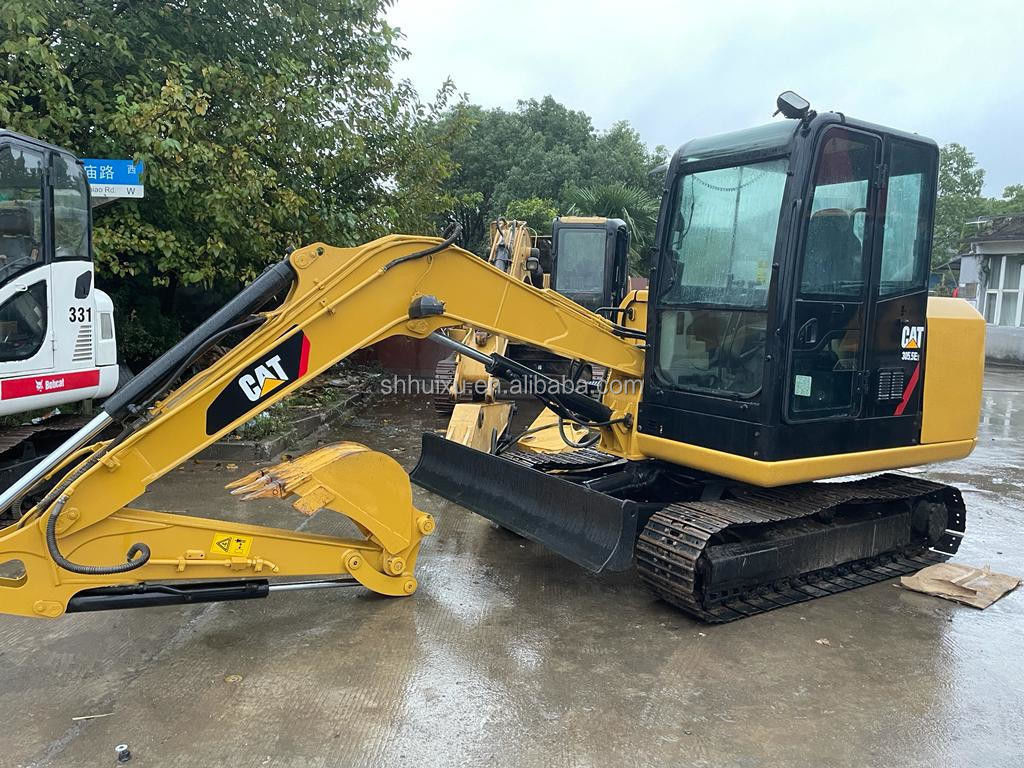 Mèo sử dụng excavator crawler 305.5 e2 tay hai mini excavator Cat305.5E excavator với giá rẻ CAT 303 mèo 306 excavator