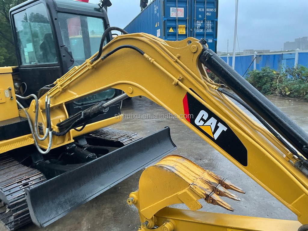 Mèo sử dụng excavator crawler 305.5 e2 tay hai mini excavator Cat305.5E excavator với giá rẻ CAT 303 mèo 306 excavator