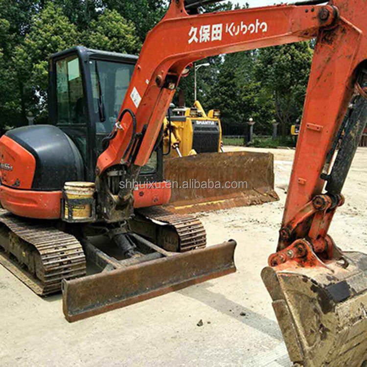 Máy đào mini cũ Kubota55 Nhật Bản có nguồn gốc giá rẻ / Máy đào thủy lực tay thứ hai Kubota55 Chất lượng cao