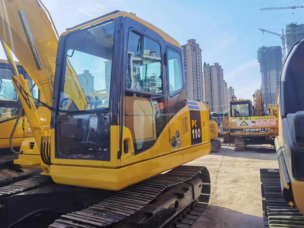 Máy đào đất dùng tay Komatsu PC110 sử dụng máy móc dùng tay sử dụng thợ đào hố bài dùng tay thứ hai thợ đào bán