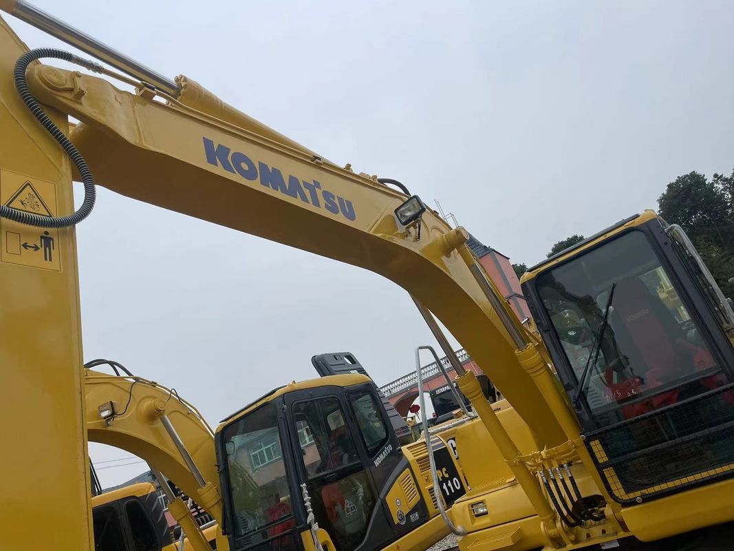 Máy đào đất dùng tay Komatsu PC130 sử dụng máy móc 13 tấn sử dụng tay thợ đào hố bài tay dùng dụng cụ đào cũ để bán
