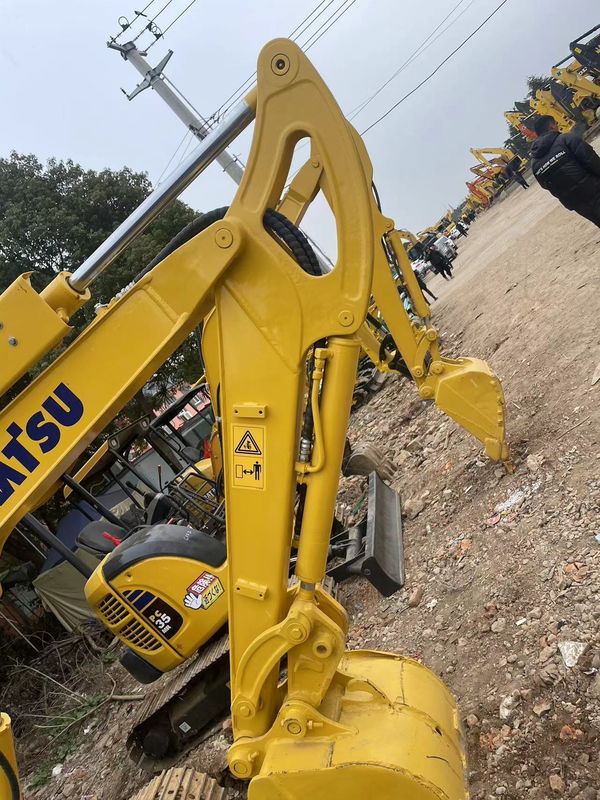 Máy đào mini cũ Komatsu PC35 không có cab máy đào nhỏ máy đào mini cũ để bán