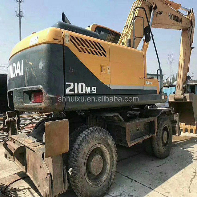 Hàn Quốc gốc 2014 Hyundai r210w-9 xe đạp cũ/ máy lốp xe R210w-9 Hyundai bán