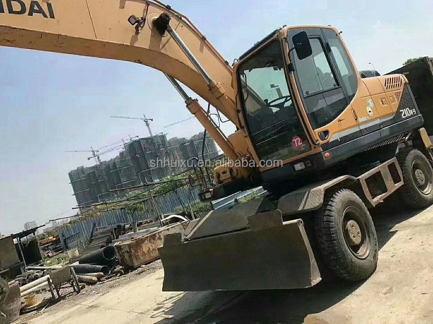 Hàn Quốc gốc 2014 Hyundai r210w-9 xe đạp cũ/ máy lốp xe R210w-9 Hyundai bán