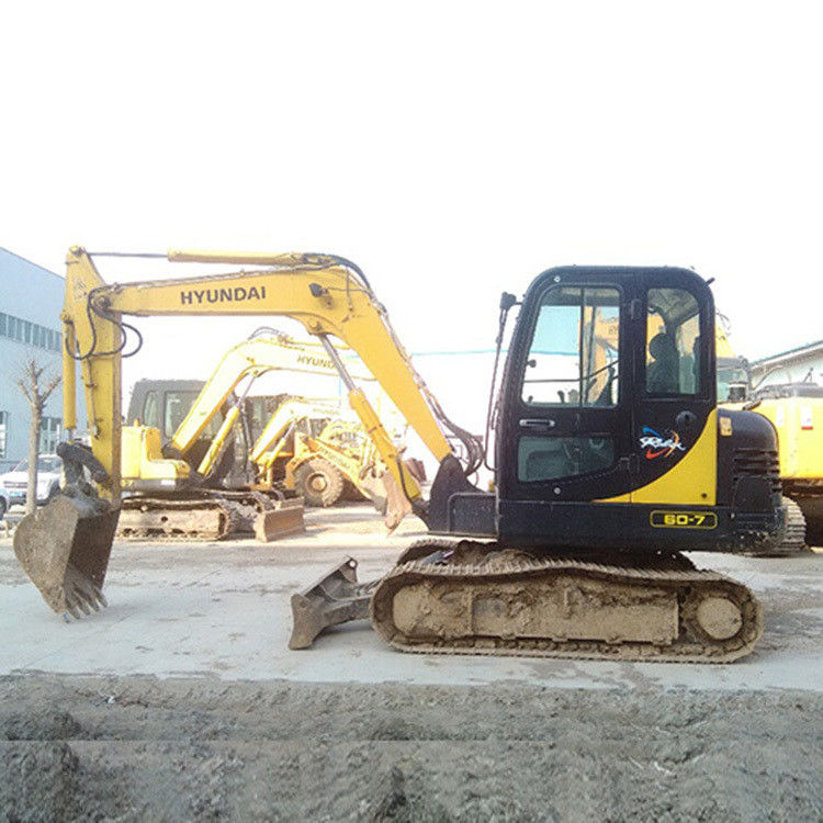 6 tấn Hyundai sử dụng máy đào bánh xe R60-7 Hyundai sử dụng máy đào Crawler 60