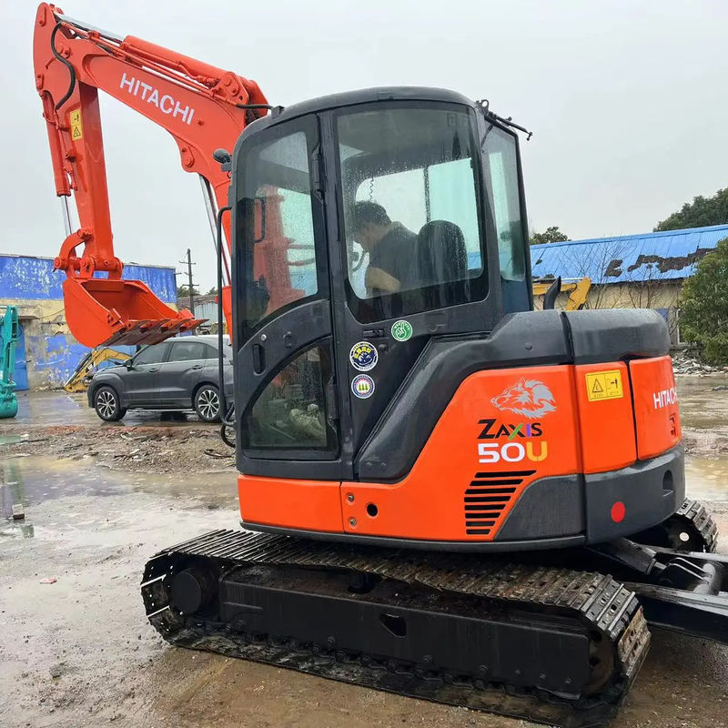 Máy đào cũ Hitachi ZX50 mini excavator 5ton máy đào tay hai ở Nhật Bản