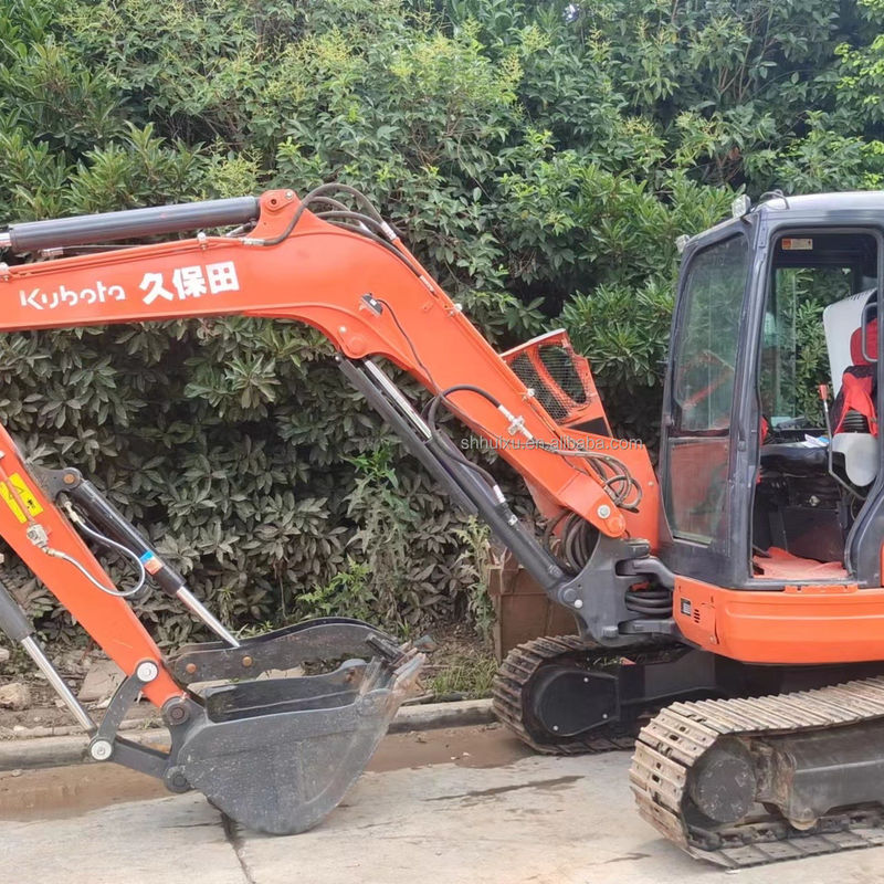 Thời gian làm việc thấp Máy đào thủy lực cũ Kubota Kx135-5 Máy đào cũ Giá máy đào tiện dụng