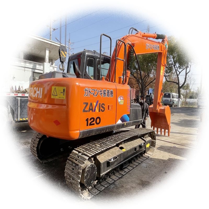 Máy cũ Máy đào hầm cũ HITACHI 120 Ở Giá thấp Để Bán