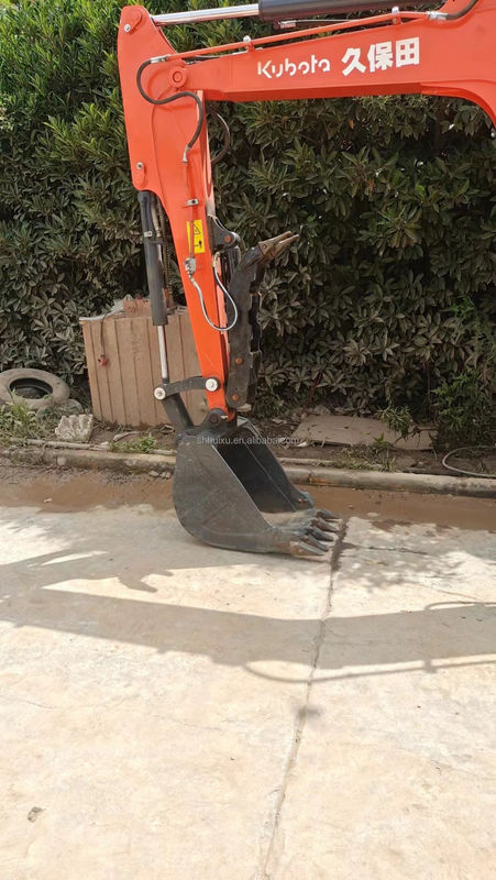 Thời gian làm việc thấp Máy đào thủy lực cũ Kubota Kx135-5 Máy đào cũ Giá máy đào tiện dụng