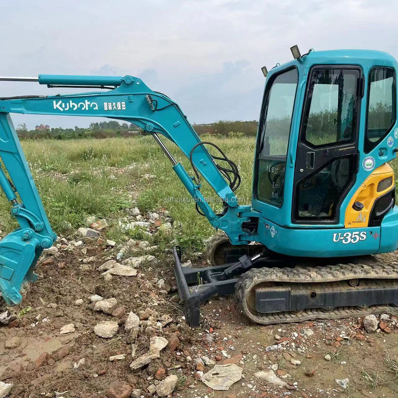 Thời gian làm việc thấp Kubota U35S thợ đào bán thợ đào cũ với động cơ và bơm chất lượng cao thợ đào cũ giá rẻ máy móc cũ
