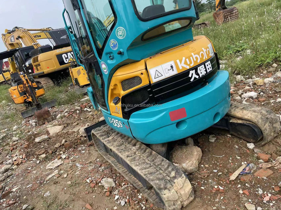 Thời gian làm việc thấp Kubota U35S thợ đào bán thợ đào cũ với động cơ và bơm chất lượng cao thợ đào cũ giá rẻ máy móc cũ