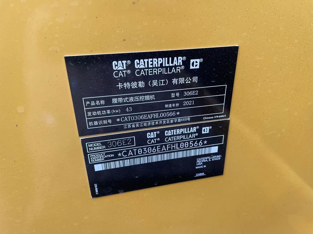 Máy đào mini sử dụng CAT306E máy đào sử dụng máy móc 6ton máy đào mèo sử dụng Trung Quốc máy đào mini