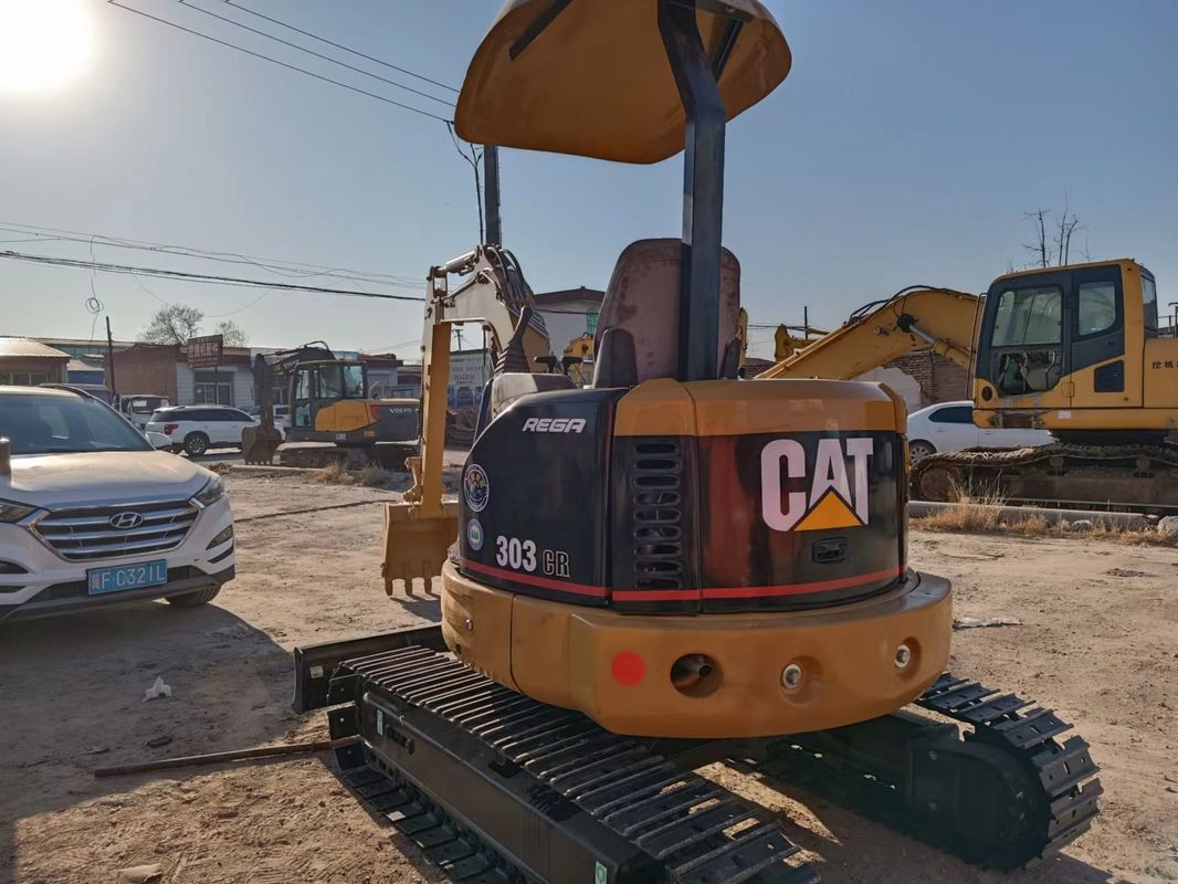 Máy đào mini sử dụng CAT303 không lái xe taxi tay đất đào Trung Quốc mini excavator