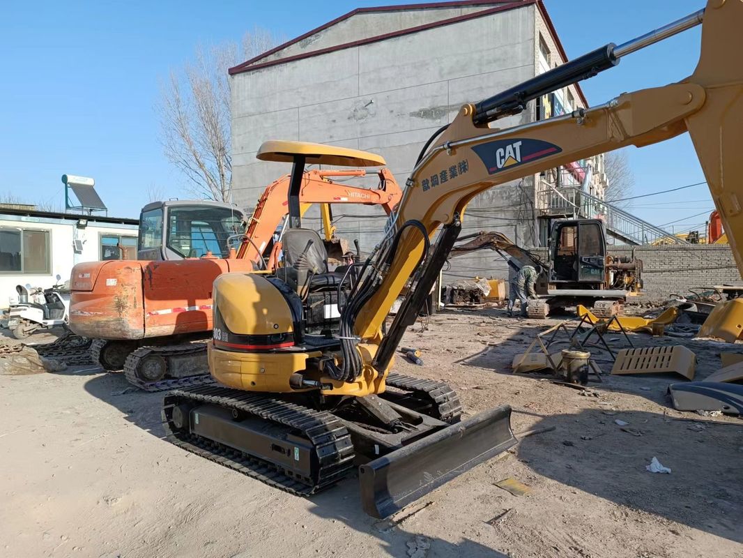 Máy đào mini sử dụng CAT303 không lái xe taxi tay đất đào Trung Quốc mini excavator