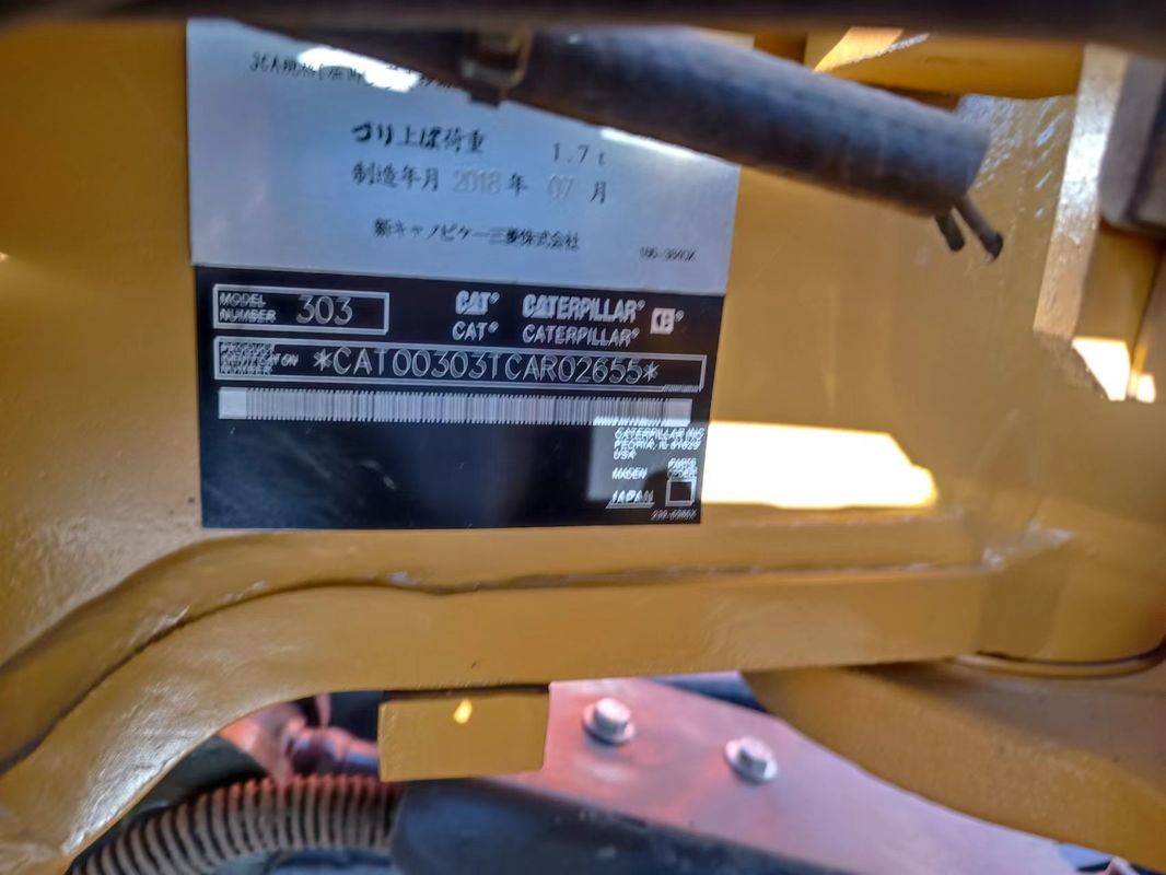 Máy đào mini sử dụng CAT303 không lái xe taxi tay đất đào Trung Quốc mini excavator