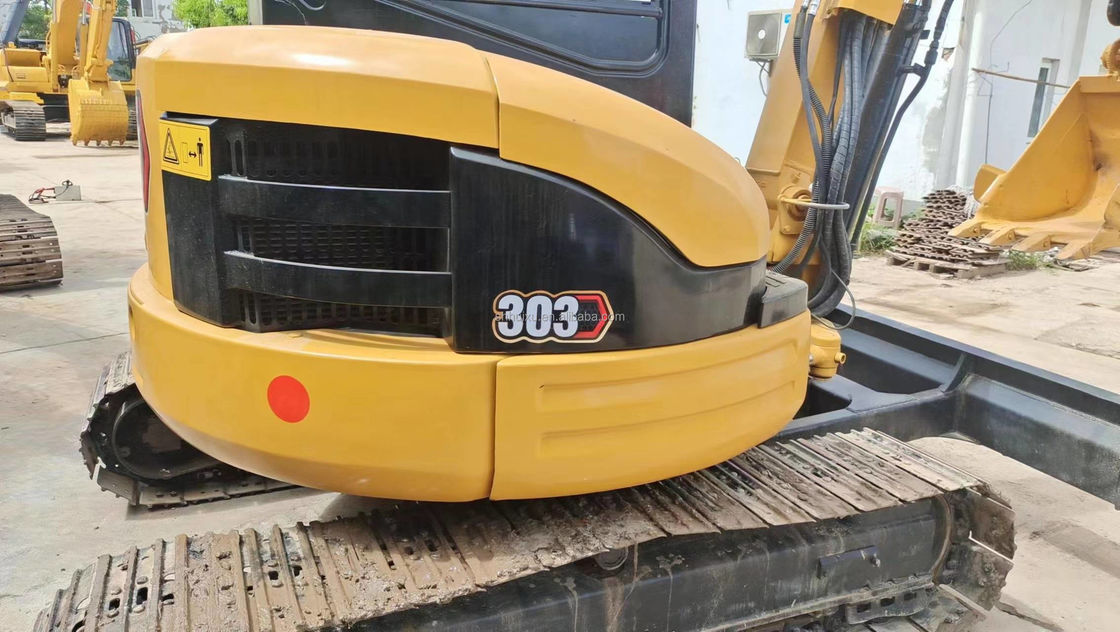Máy đào mini sử dụng CAT303 với xe lái xe tay thợ đào đất Trung Quốc thợ đào mini