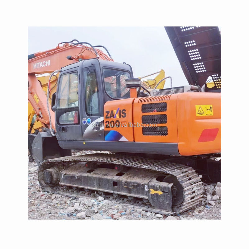 Nhật Bản sử dụng Hitachi Ex200 Crawler Excavator xây dựng tay thứ hai tình trạng tốt Hitachi zx200