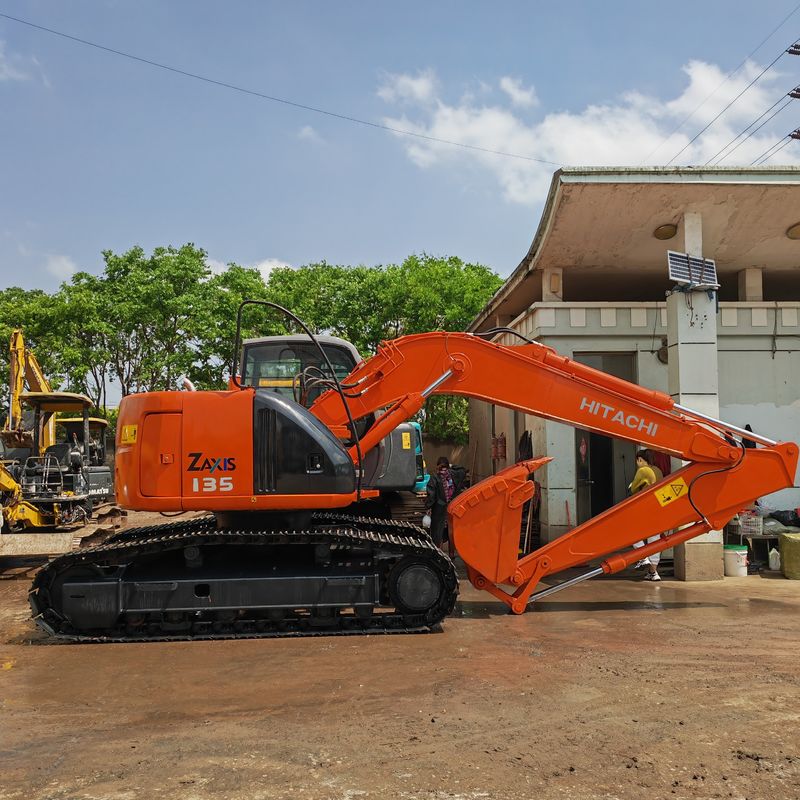 Hitachi trong kho 90% tay thứ hai Hitachi zx135/thợ đào crawler cũ Hitachi zx135 để bán