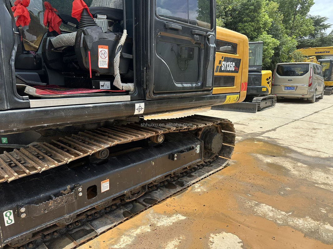 Máy đào thủy lực crawler cũ SANY 135 215 thương hiệu Trung Quốc /công trình xây dựng Máy đào crawler cũ