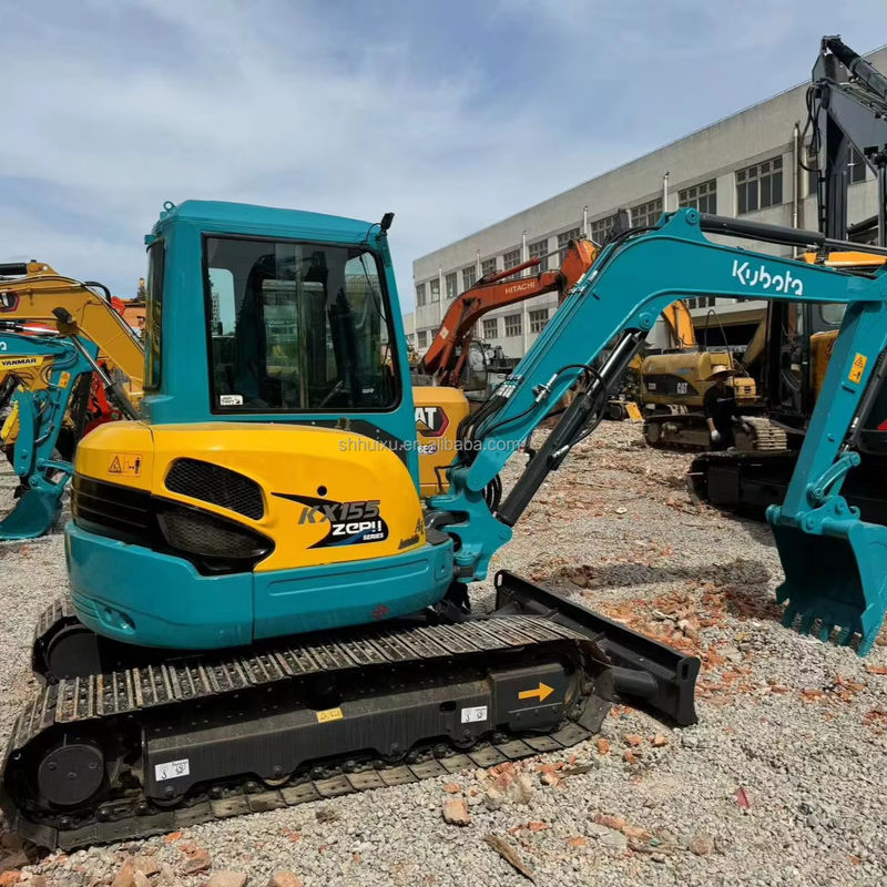 5.5 tấn Mini Excavator sử dụng Kubota Kx155 Bản gốc Nhật Bản Crawler Digger