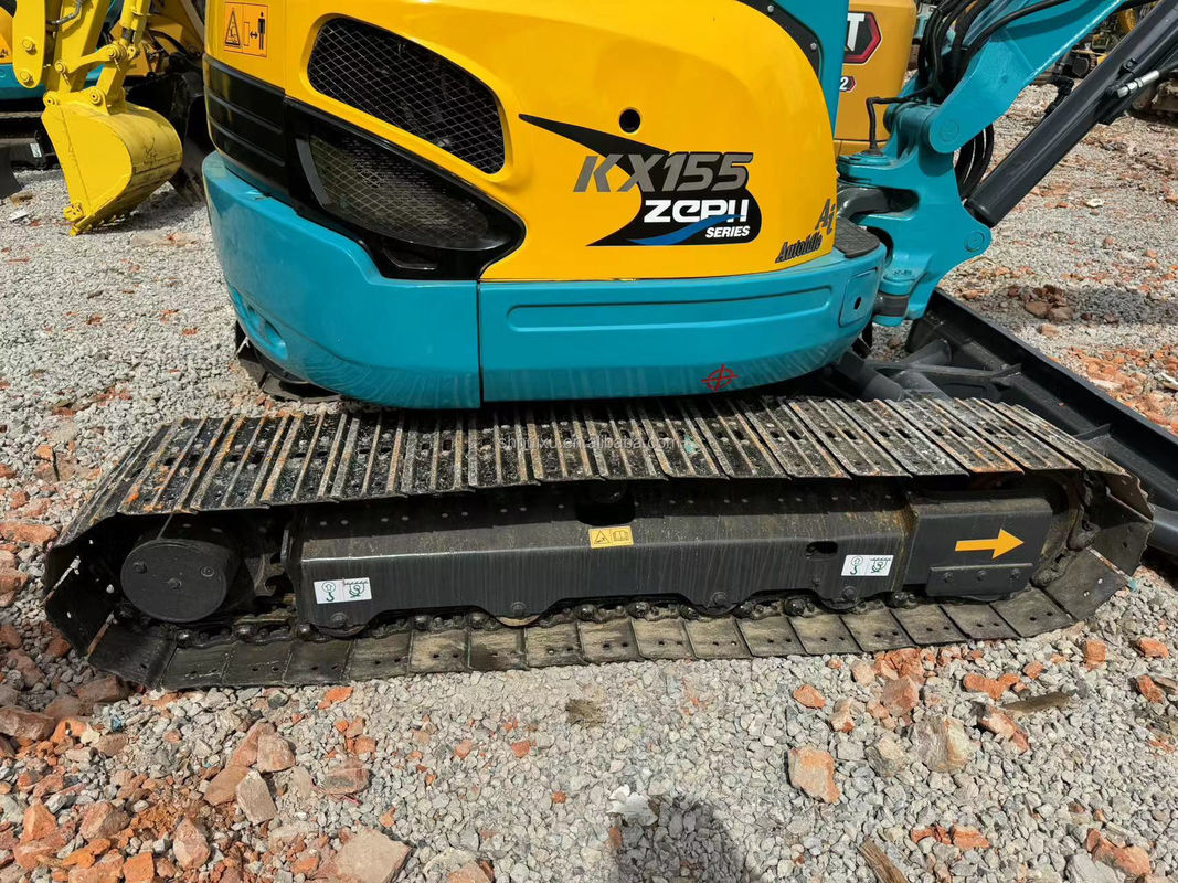 5.5 tấn Mini Excavator sử dụng Kubota Kx155 Bản gốc Nhật Bản Crawler Digger
