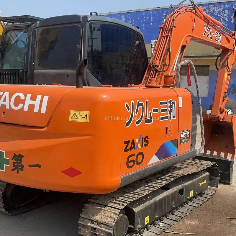 6000KG Zx60 Máy đào Hitachi cũ Màu gốc Máy đào mini Hitachi cũ