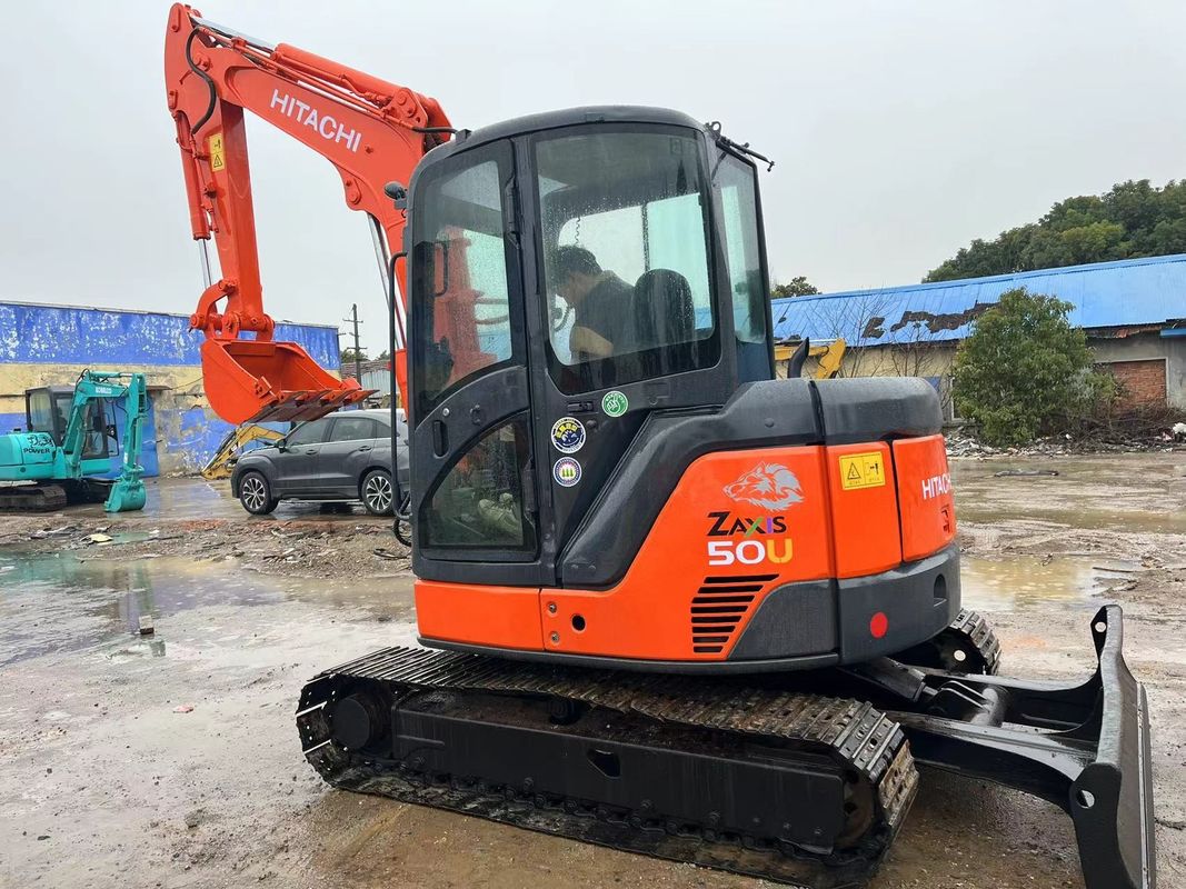 5 tấn Boutique Nhật Bản Thương hiệu Mini Excavator sử dụng Hitachi Zx50u Digger tay thứ hai