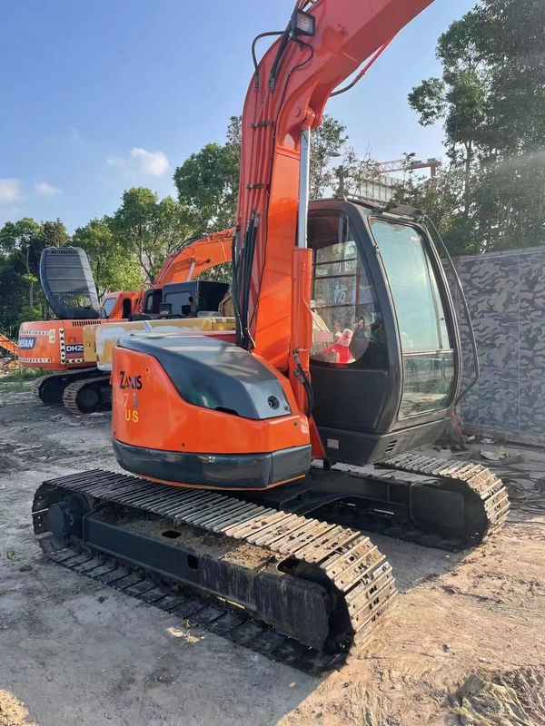 7.1 tấn sử dụng nguyên bản Hitachi Zx70 Zx75 Mini Excavator 0.33m3