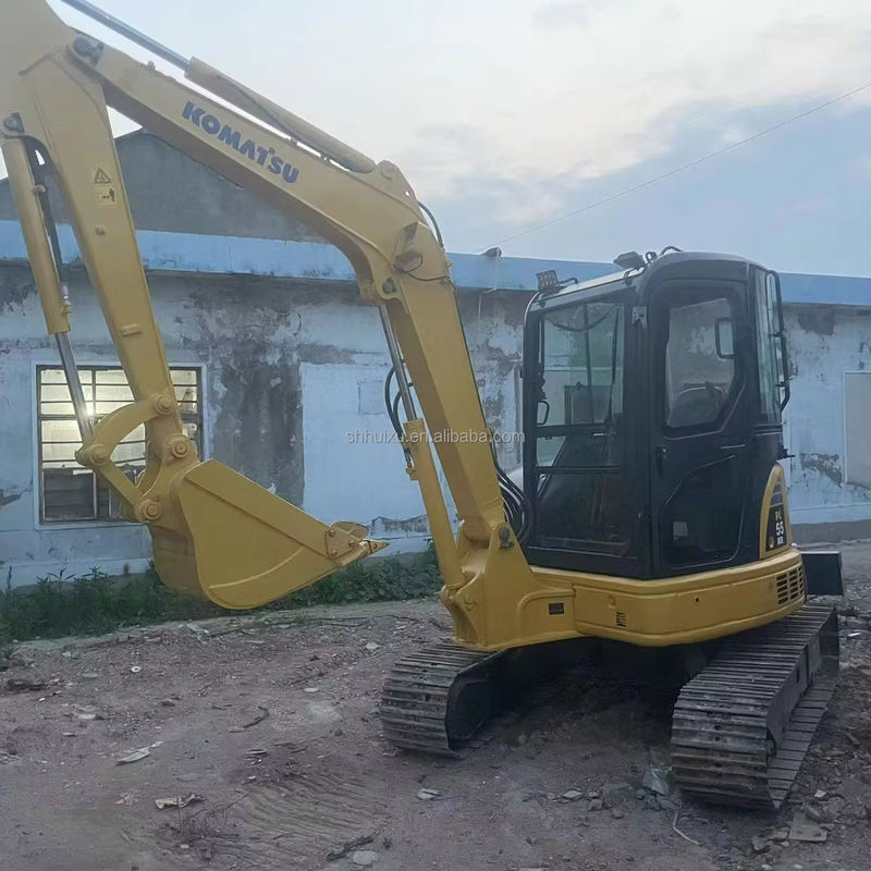 100% Nhật Bản máy sử dụng máy đào Komatsu PC55 giá rẻ máy đào cũ Komatsu pc55 bán