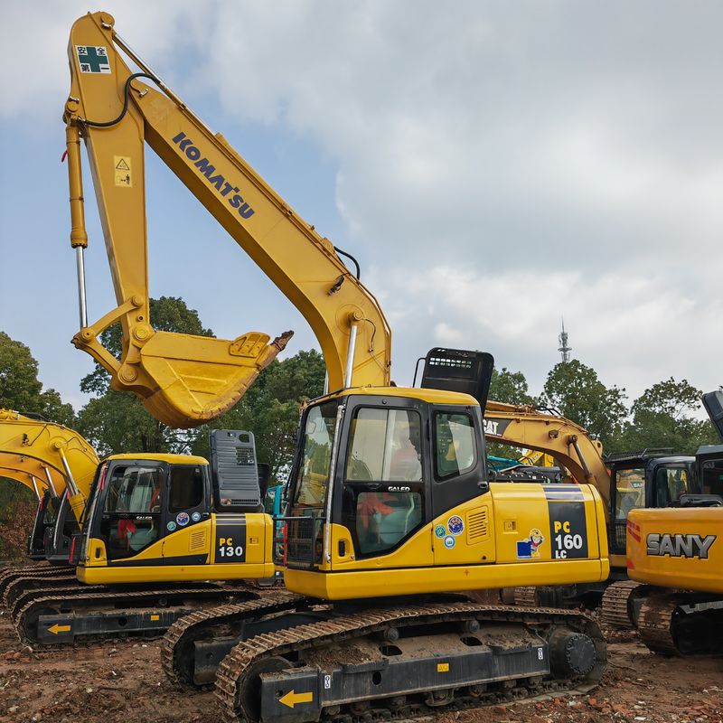 Máy đào crawler cũ Komatsu pc160 cho xây dựng khai thác mỏ giá bán tốt nhất Với chứng chỉ CE / EPA trong kho
