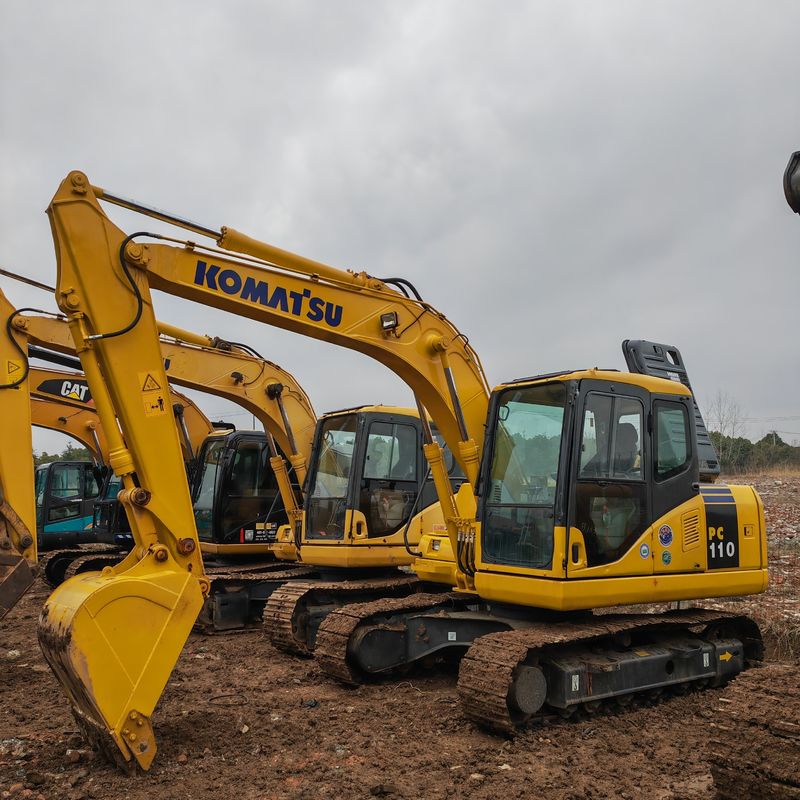 màu gốc sử dụng Komatsu pc110/Hydraulic Crawler excavator sử dụng komatsu pc110 bán