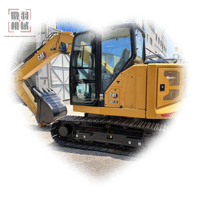 Sử dụng Caterpillar 307.5 được sản xuất vào năm 2023 Mini Used Excavator mini cargador máy móc xây dựng