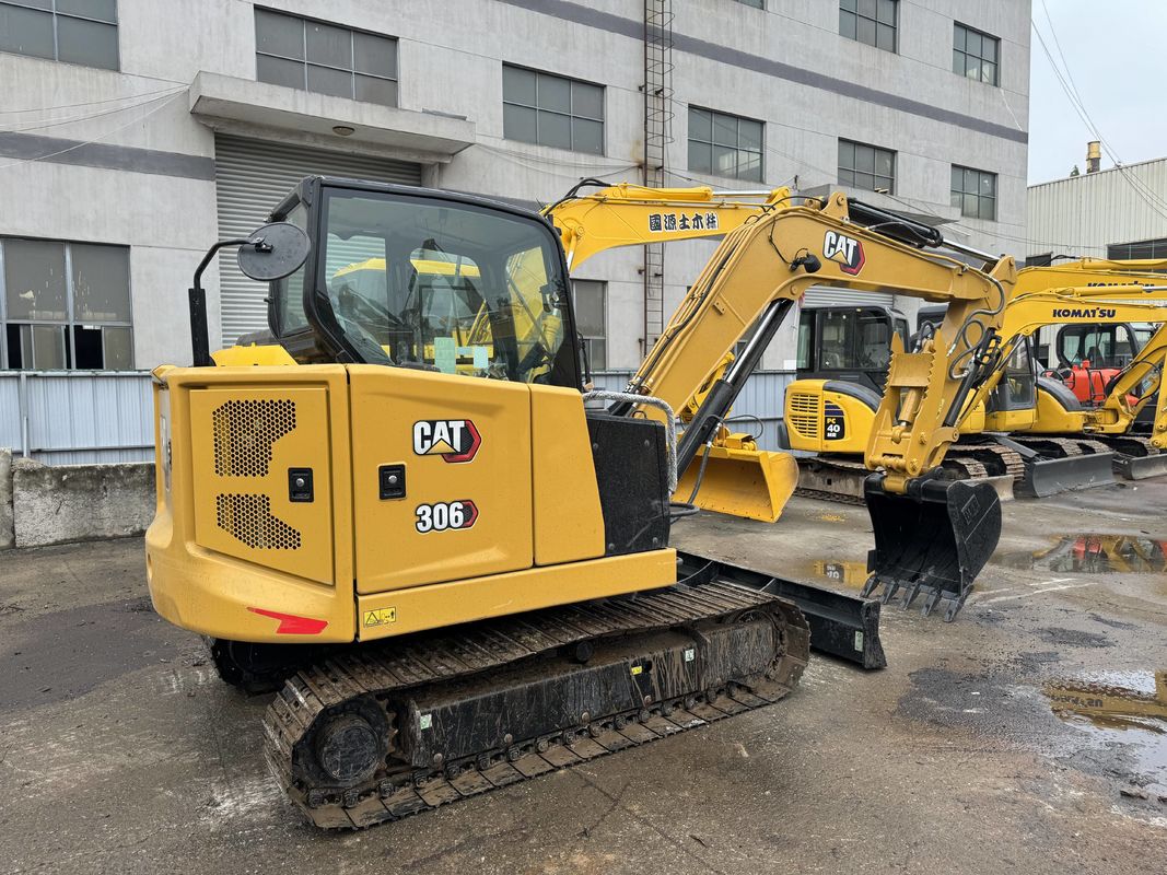 Máy đào sử dụng Caterpillar cat306 307.5 308 cũ Nhật Bản động cơ cat 306 chứng chỉ EPA