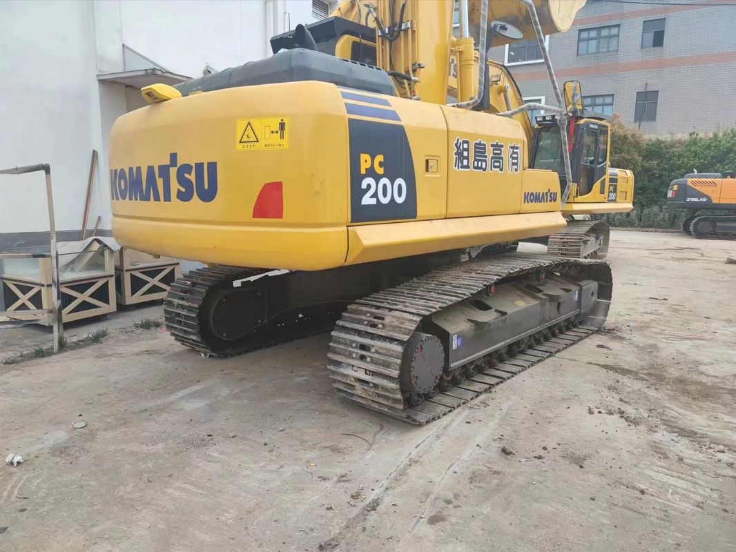 thợ đào crawler cũ sử dụng komatsu pc200/trạng thái tốt với sức mạnh cao thợ đào cũ komatsu pc200 để bán