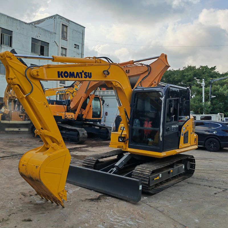 7 tấn màu gốc sử dụng Komatsu Excavator Komatsu Pc70 7000KG
