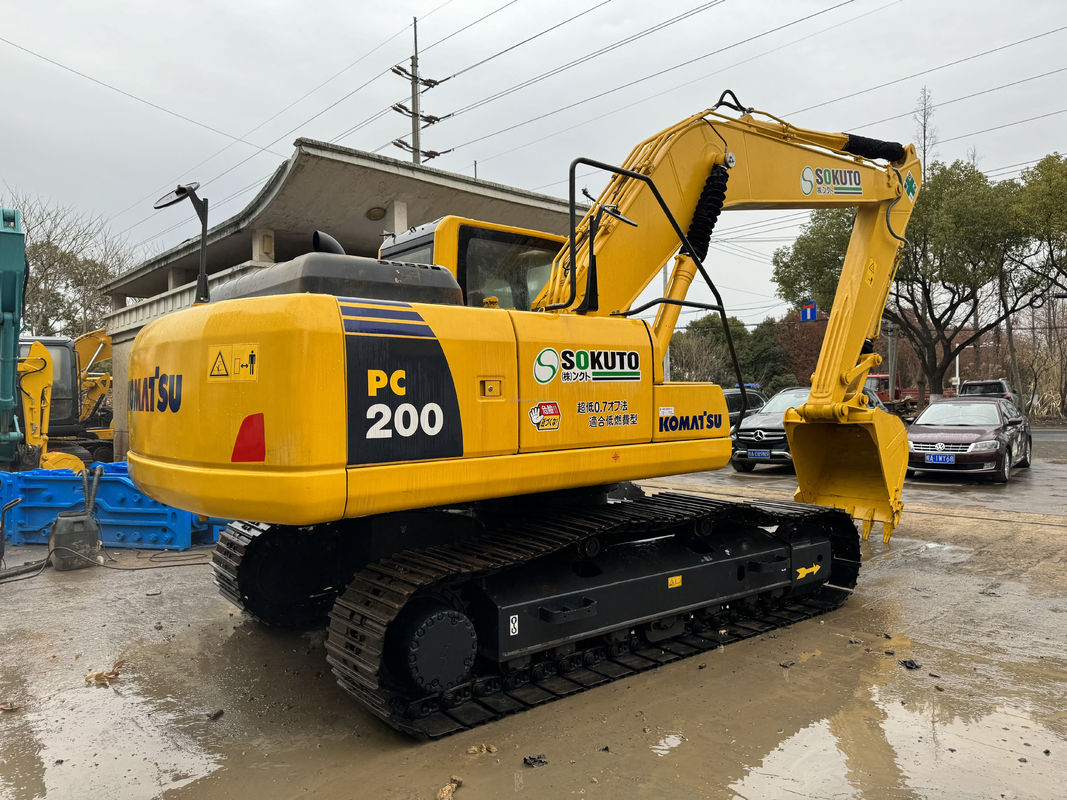 20 tấn màu nguyên bản sử dụng Komatsu Excavator Pc200 Xây dựng Excavator