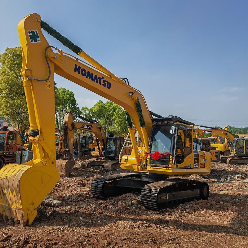 22 tấn máy đào cũ Komatsu Pc220 8 tay thứ hai màu gốc