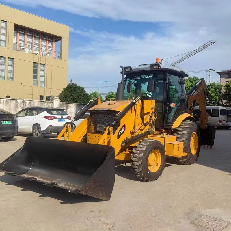 Máy đào cũ Caterpillar CAT420F máy sơn đường/ tay hai máy kéo Nhật Bản máy móc đường trong tình trạng tốt